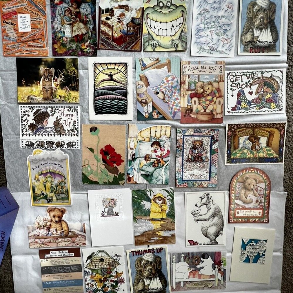 Get Well Greeting Cards - Brand New